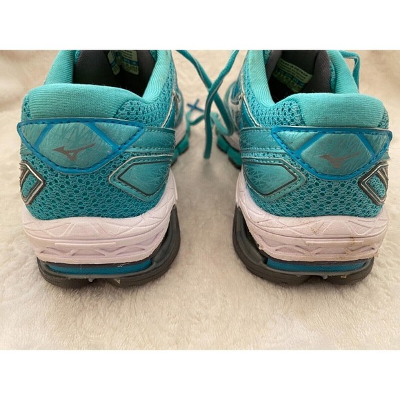 Womens Mizuno Running Shoes 7.5 Wave Creation 19 Teal - Picture 6 of 12